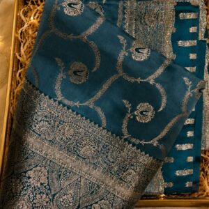 Banarasi Bloom Handcrafted Saree